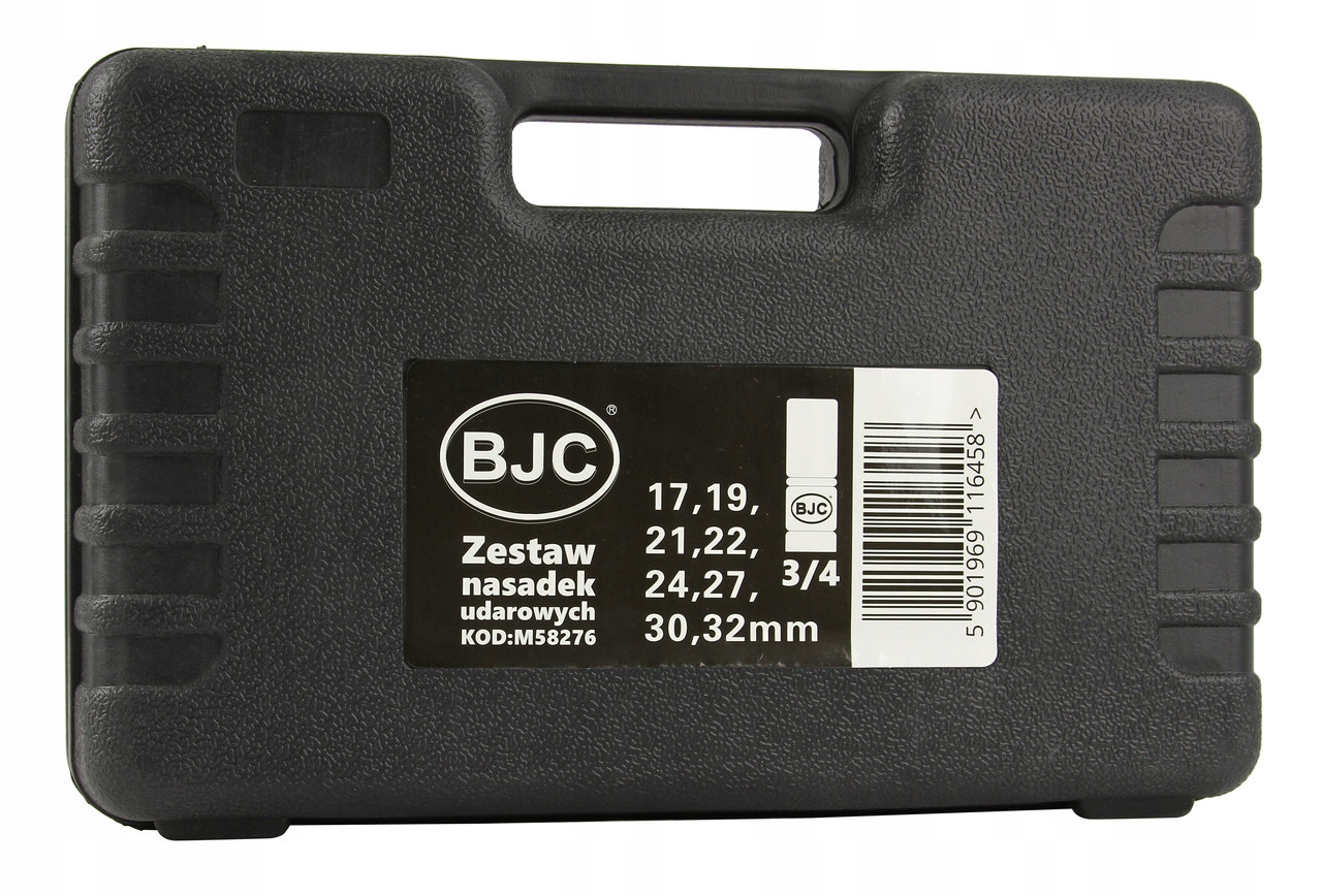 ZESTAW NASADEK UDAROWYCH BJC 3/4" NASADKI UDAROWE 17-32 mm 8PCS WALIZKA BJC