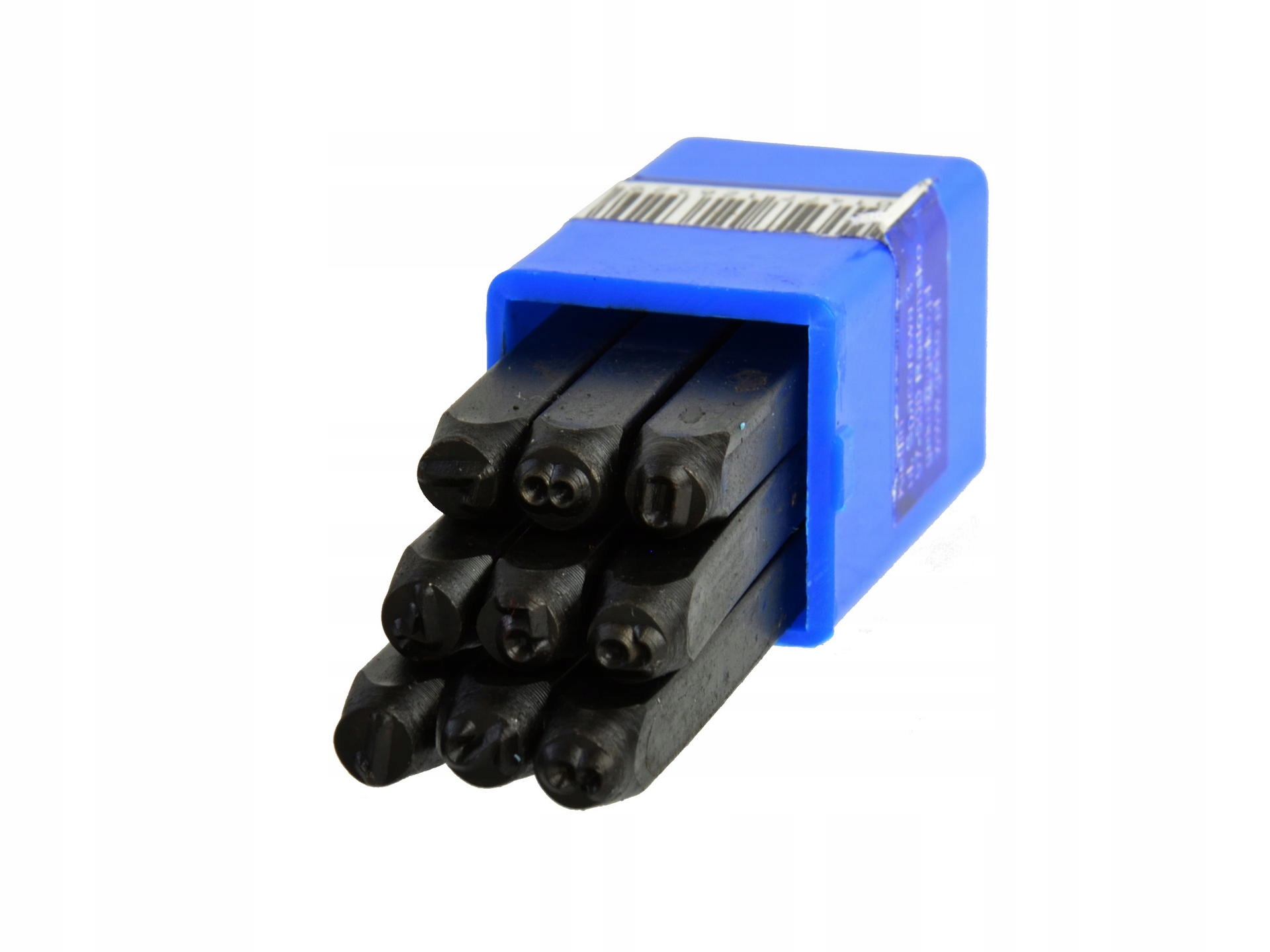 GEKO NUMERATORY ZNACZNIKI CYFRY 4mm 0-9 9 ELEMENTÓW W ETUI SOLIDNE G01806