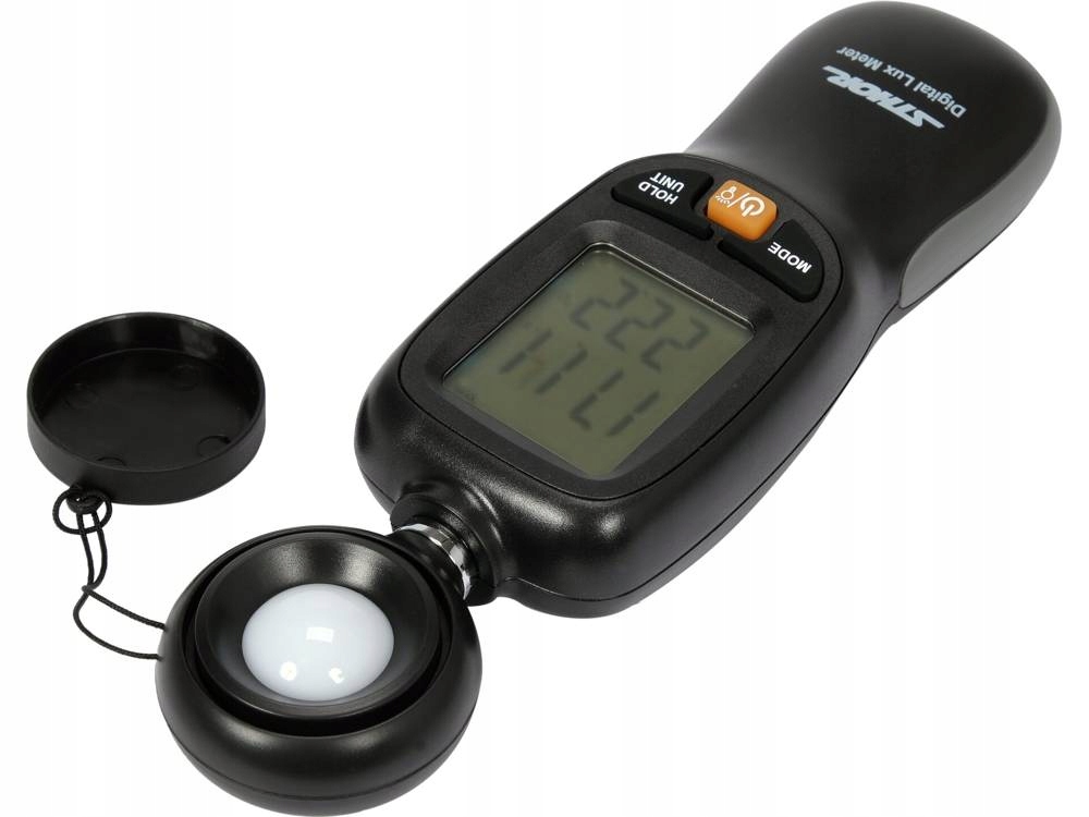 MIERNIK NATĘŻENIA ŚWIATŁA ŚWIATŁOMIERZ TERMOMETR