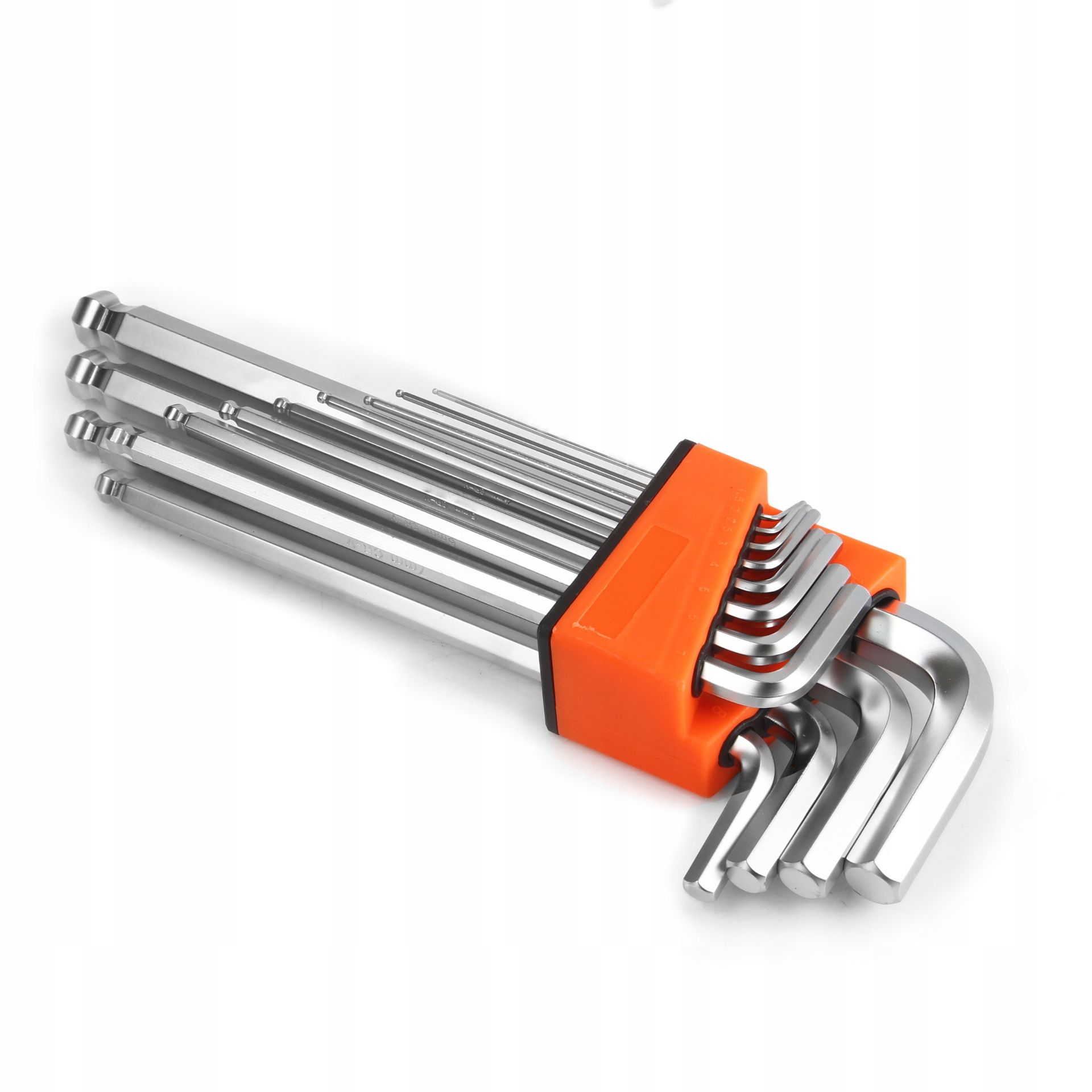 MAR-POL ZESTAW KLUCZE IMBUSOWE IMBUS 1.5-14mm 12PCS "DŁUGIE" Z KULKĄ M66432