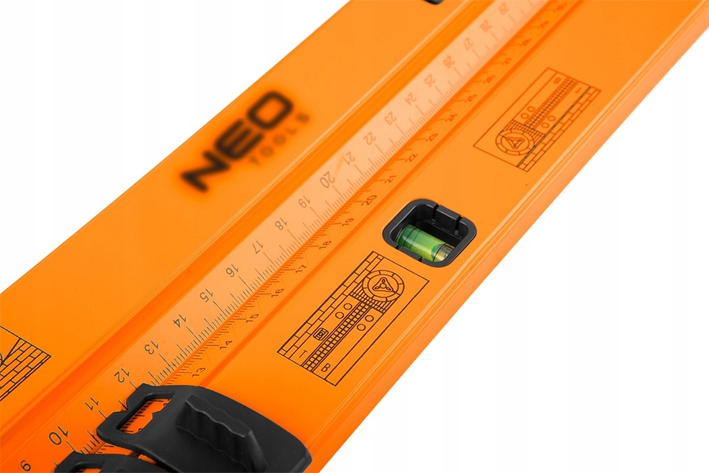 NEO KĄTOMIERZ NASTAWNY Z POZIOMICĄ 500 MM, 2 LIBELLE, OŁÓWEK 72-225