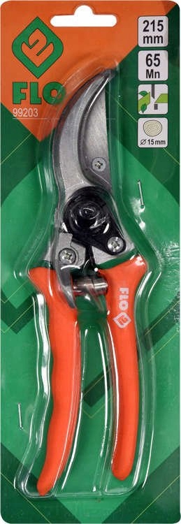 SEKATOR NOŻYCOWY ogrodowy unwersalny 205 mm FLO