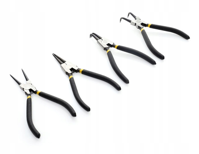 ZESTAW SZCZYPCE DO PIERŚCIENI SEGERA 8'' PROSTE I WYGIĘTE 200MM 4EL S10531