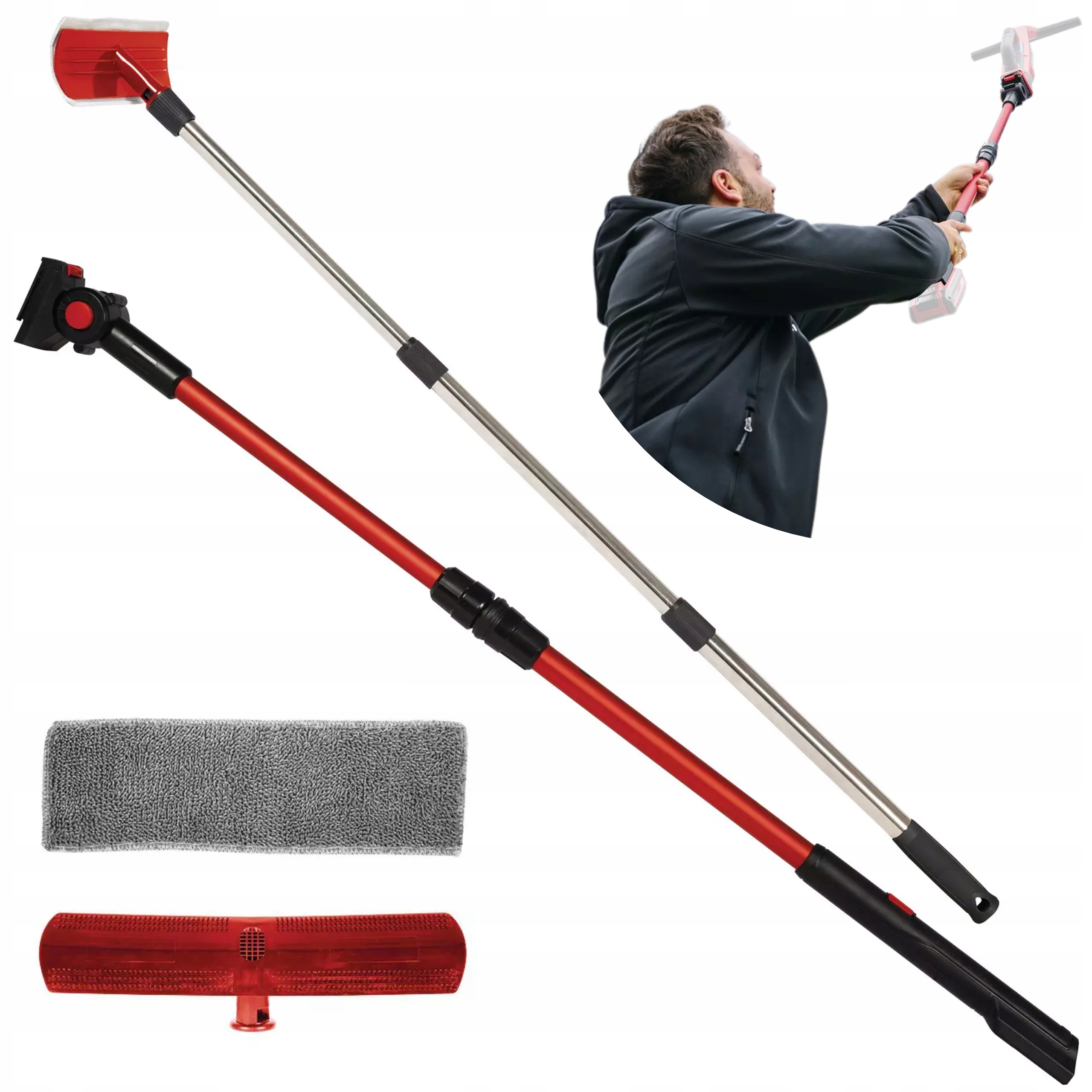 EINHELL ZESTAW RUR TELESKOPOWYCH 120cm DO MYCIA SZYB 3437101 DO BRILLIANTO