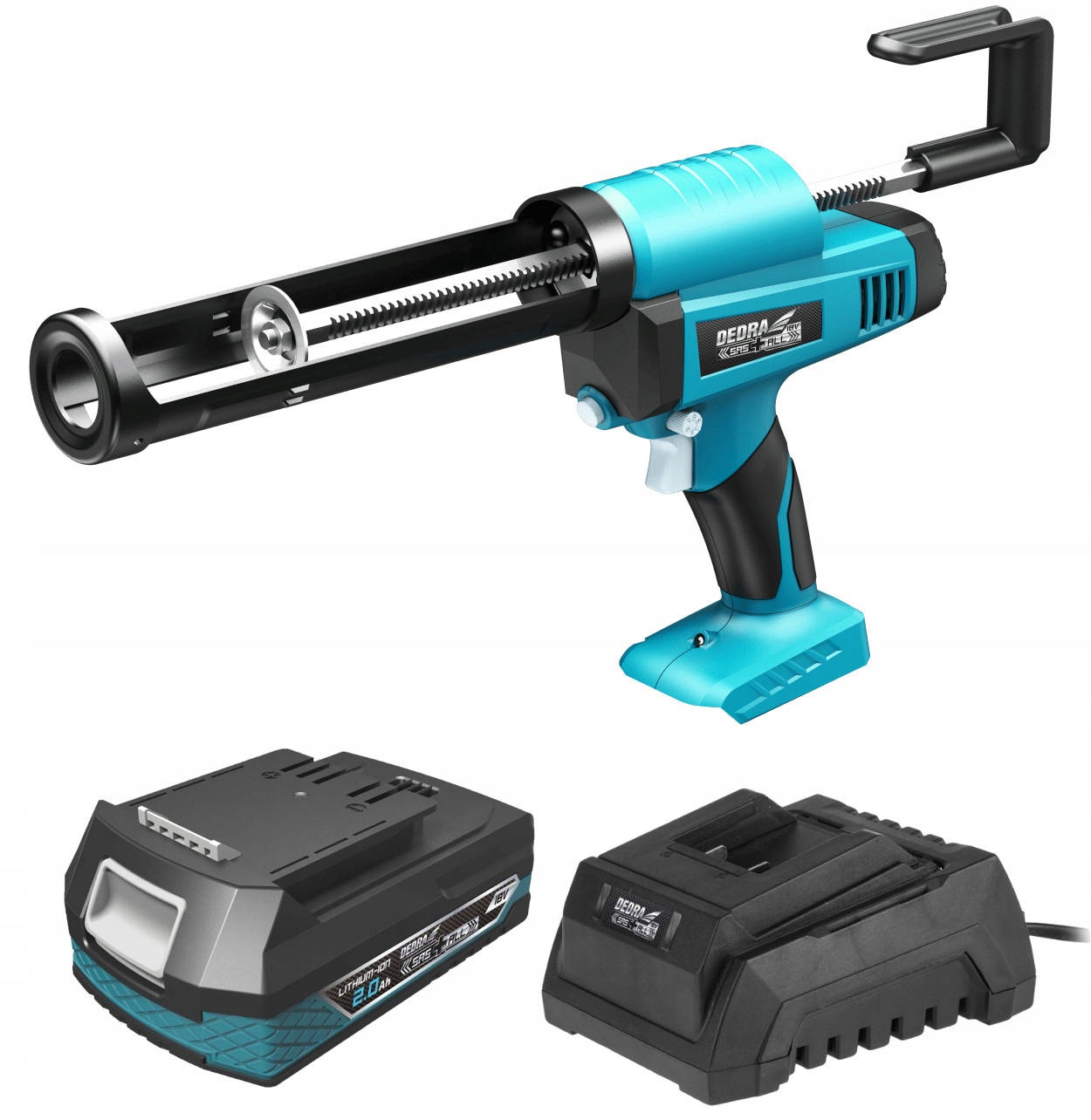 AKUMULATOROWY WYCISKACZ do Silikonu DEDRA SAS+ 2Ah