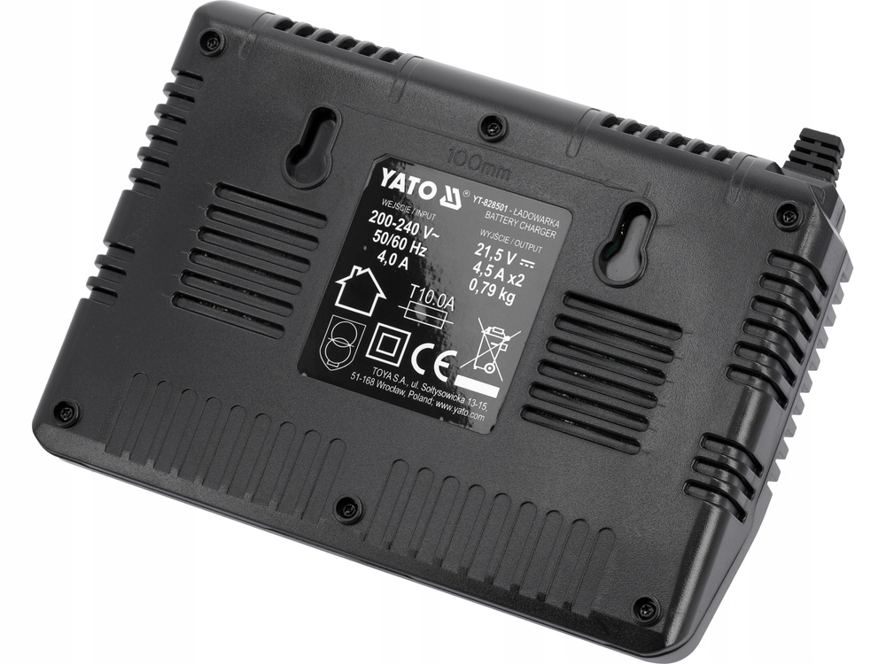 YATO INTELIGENTNA ŁADOWARKA PODWÓJNA UKŁAD CHŁODZENIA SYSTEM 18V YT-828501