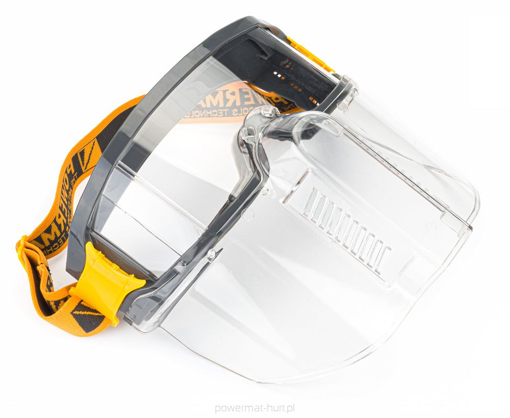 GOGLE OCHRONNE PRZECIWODPRYSKOWE ROBOCZE Z MASKĄ WENTYLOWANĄ PM-GO-OG4