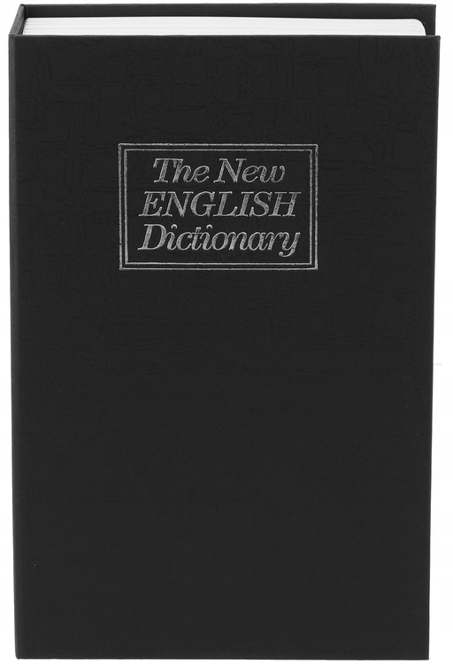 VOREL KASETKA NA PIENIĄDZE W KRZTAŁCIE KSIĄŻKI NA KLUCZE 180x115x55mm 78632