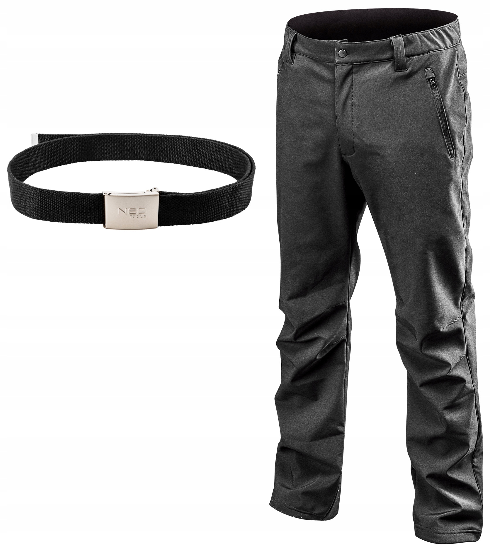 SPODNIE ROBOCZE DO PASA SOFTSHELL r. XL NEO +PASEK