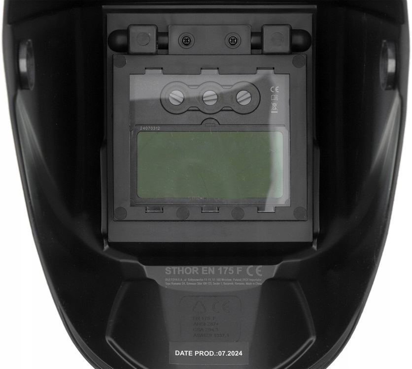 MASKA PRZYŁBICA SPAWALNICZA TRUE COLOR UCHYLNY FILTR 92X42 MM 74487