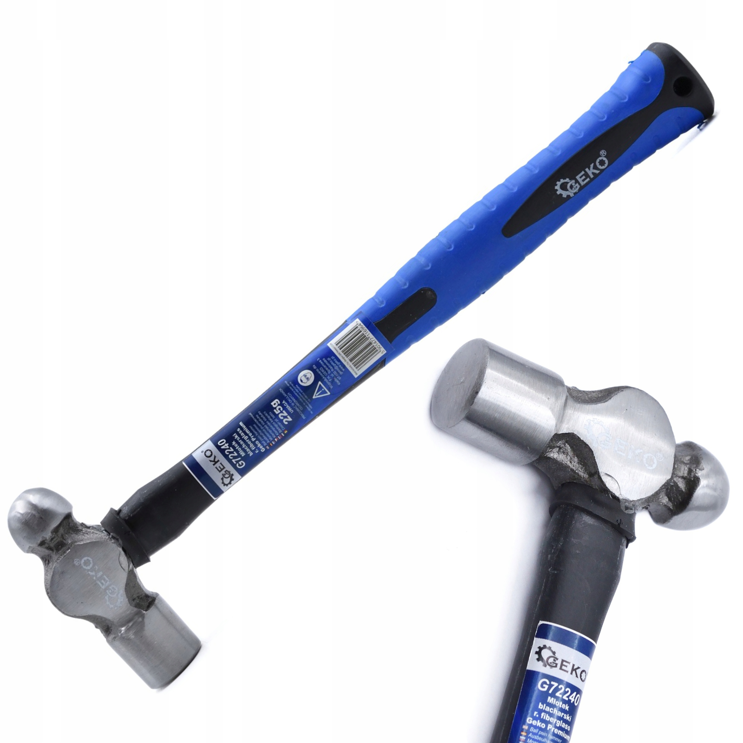 MŁOTEK BLACHARSKI FIBERGLASS 225G GEKO PREMIUM