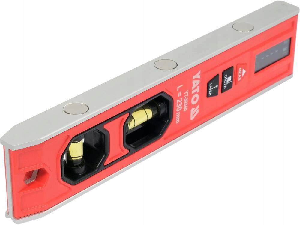 YATO POZIOMNICA POZIOMICA ELEKTRONICZNA 230mm TORPEDO DALMIERZ LASEROWY USB