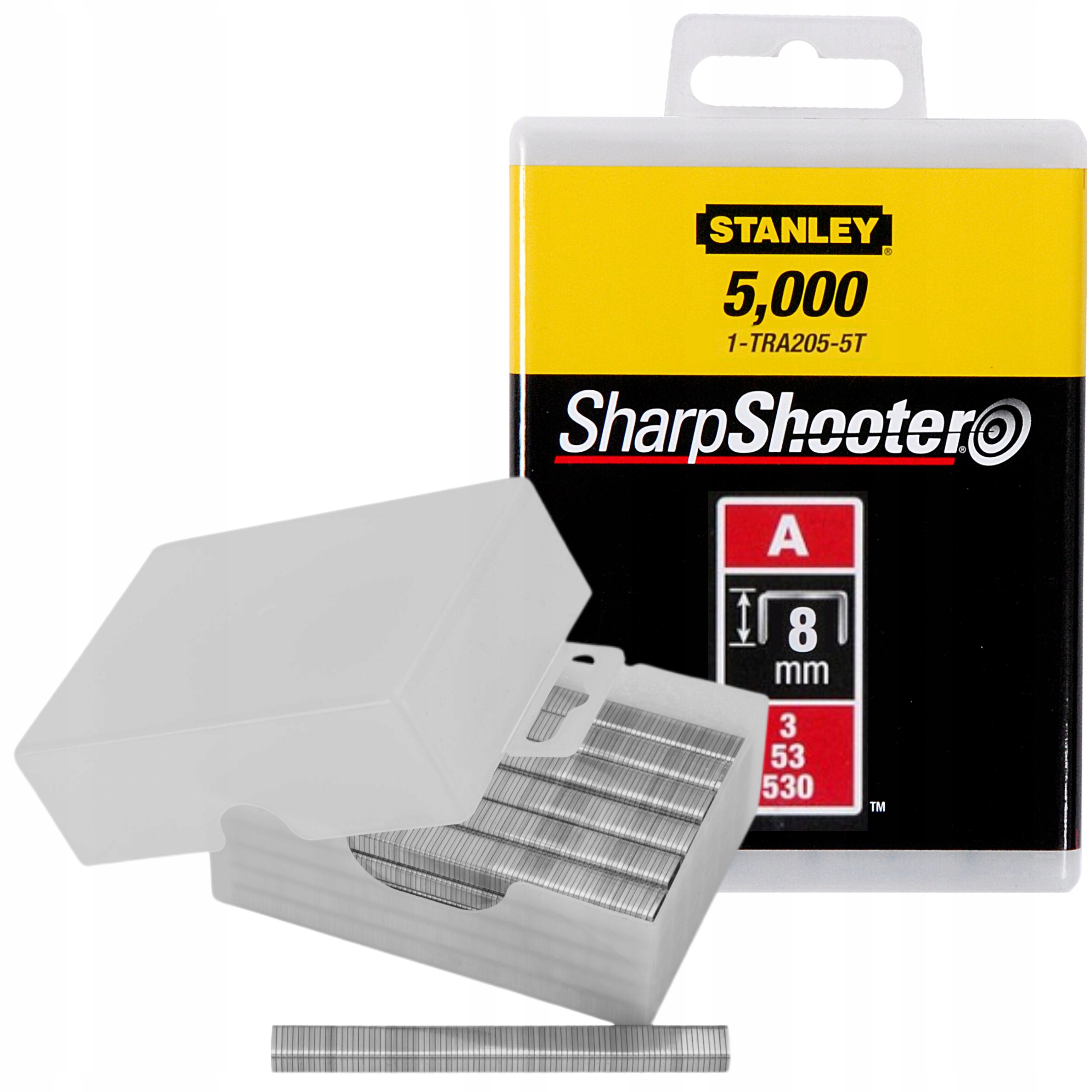 ZSZYWKI STALOWE ZSZYWKA TYP A 8mm 5/53/530 5000SZT STANLEY 1-TRA205-5T