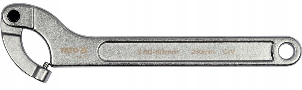 YATO KLUCZ HAKOWY Z OKRĄGŁYM BOLCEM PRZEGUBOWY 50-80 MM YT-01677