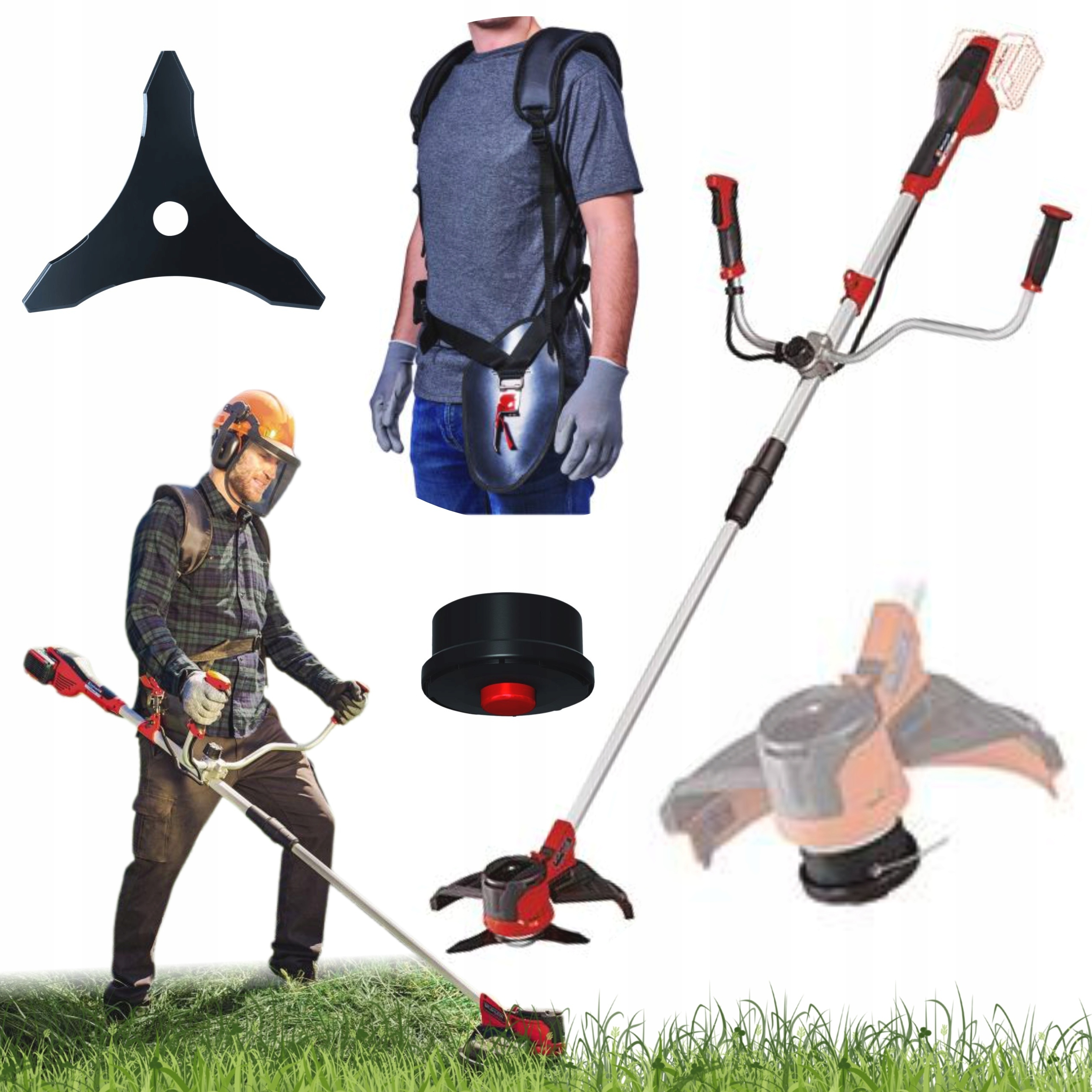 KOSA 25,5/30cm ŻYŁKA OSTR AKUMULATOROWA 2x18V AGILLO 36/255 BL-Solo EINHELL