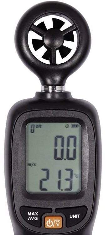 WIATROMIERZ ANEMOMETR MIERNIK WIATRU TEMPERATURY