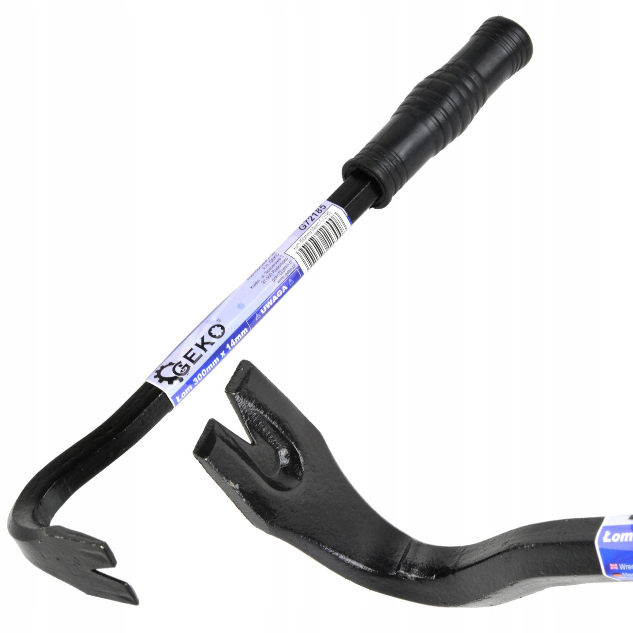GEKO ŁOM DO WYCIĄGANIA GWOŹDZI BRESZKA BRECHA WYCIĄGACZ 300MM 14MM G72185