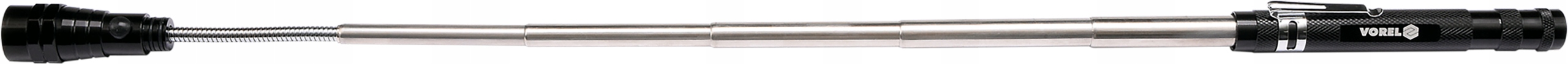 VOREL CHWYTAK TELESKOPOWY 170-565 mm Z MAGNESEM I 3 DIODAMI LAMPKA 78405