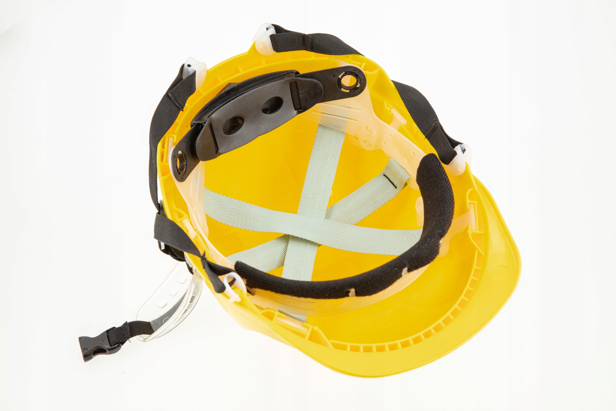 HOGERT KASK ROBOCZY BUDOWLANY HEŁM OCHRONNY 4-PUNKTOWY ŻÓŁTY PLONER HT5K194