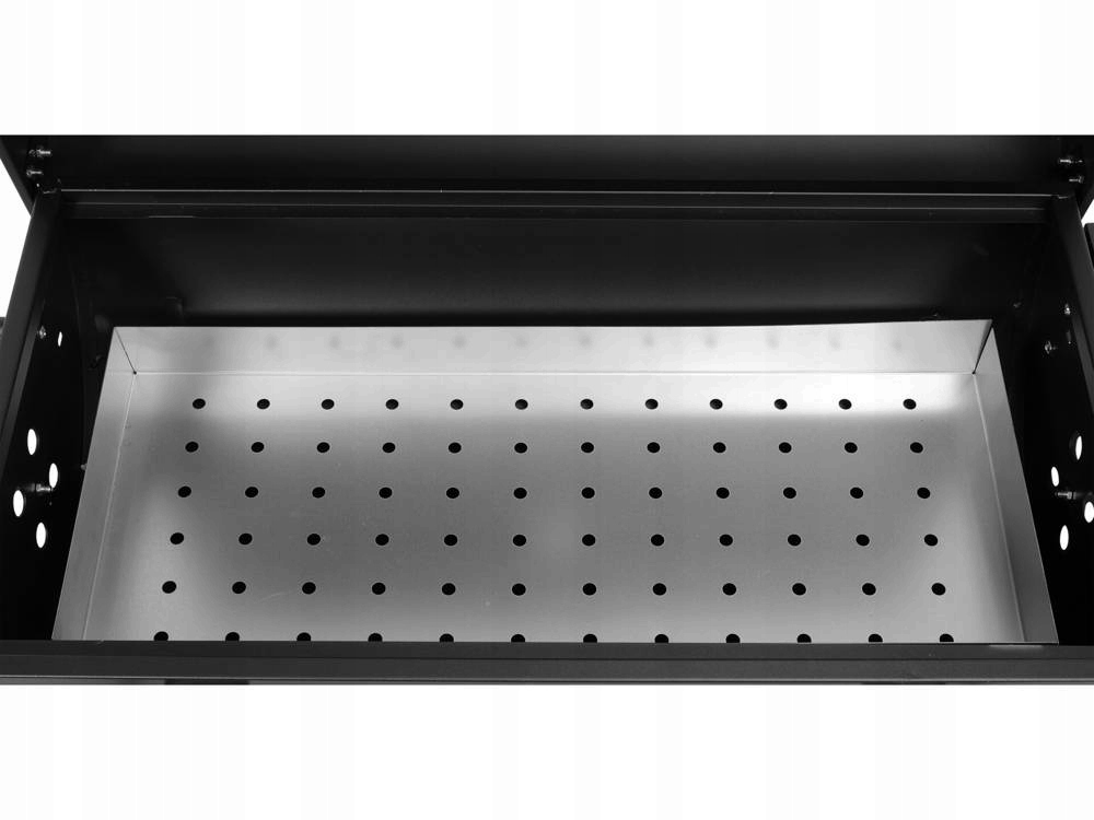 GRILL OGRODOWY WĘGLOWY Z POKRYWĄ DUŻY RUSZT 71x34,5cm POPIELNIK 3 PÓŁKI