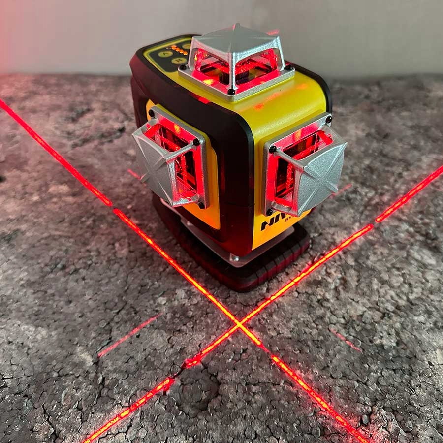 NIVEL SYSTEM LASER KRZYŻOWY 4D CZERWONY CL4D-R WALIZKA +STATYW SJJM1EX CLS4
