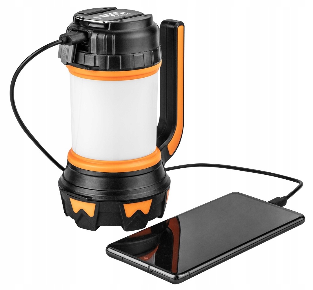 NEO LATARKA BIWAKOWA SZPERACZ LAMPA AKUMULATOROWA LED POWERBANK 99-031