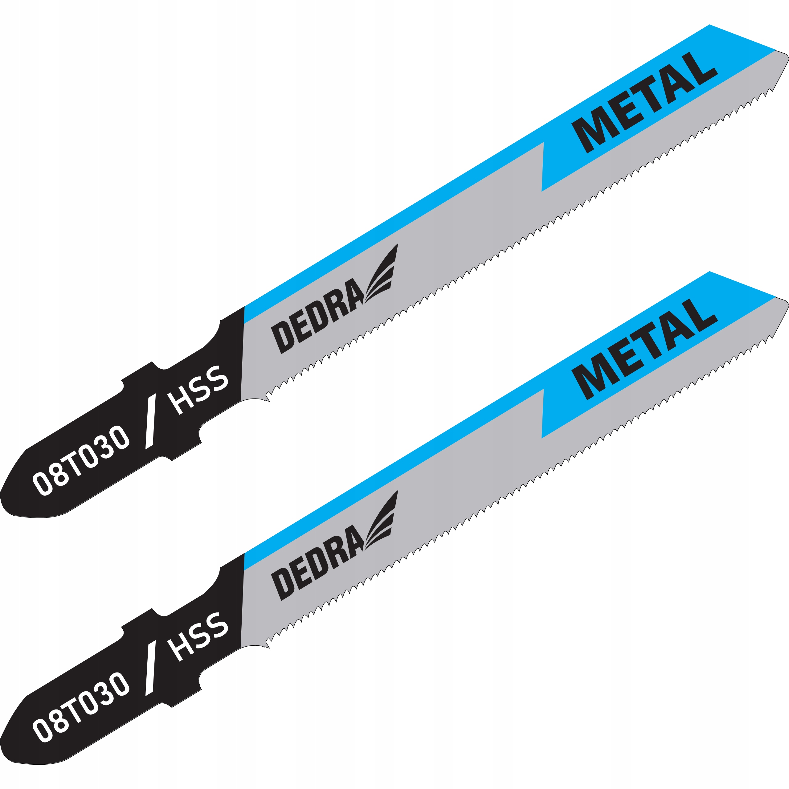 DEDRA 2el BRZESZCZOTY WYRZYNARKI DO METALU 77/50MM HSS TYP T 21TPI 08T030