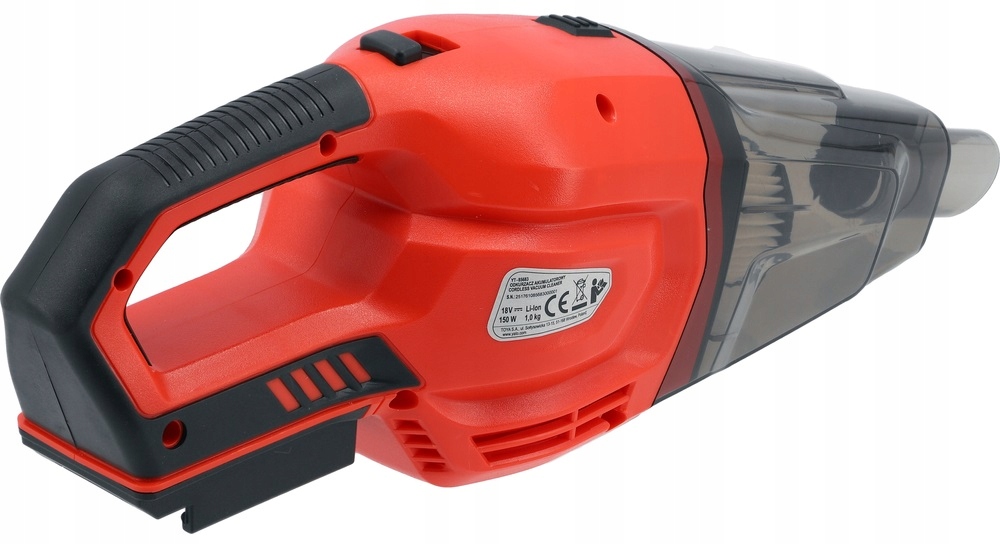 YATO ODKURZACZ AKUMULATOROWY DOMU AUTA RĘCZNY Z FILTREM 18V KORPUS YT-85683