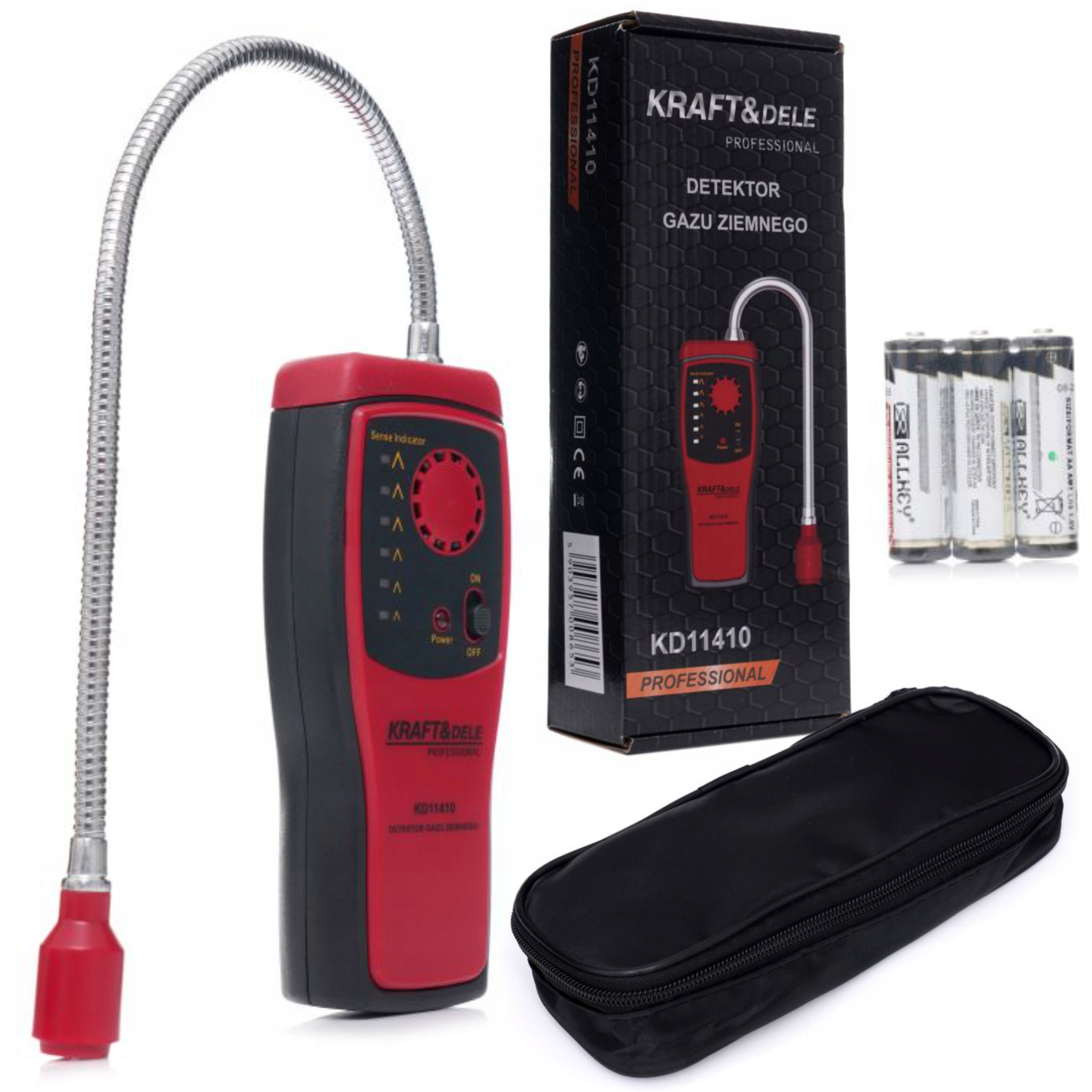 DETEKTOR GAZU ZIEMNEGO LPG CZUJNIK WYKRYWACZ GAZU SONDA PROPAN BUTAN METAN