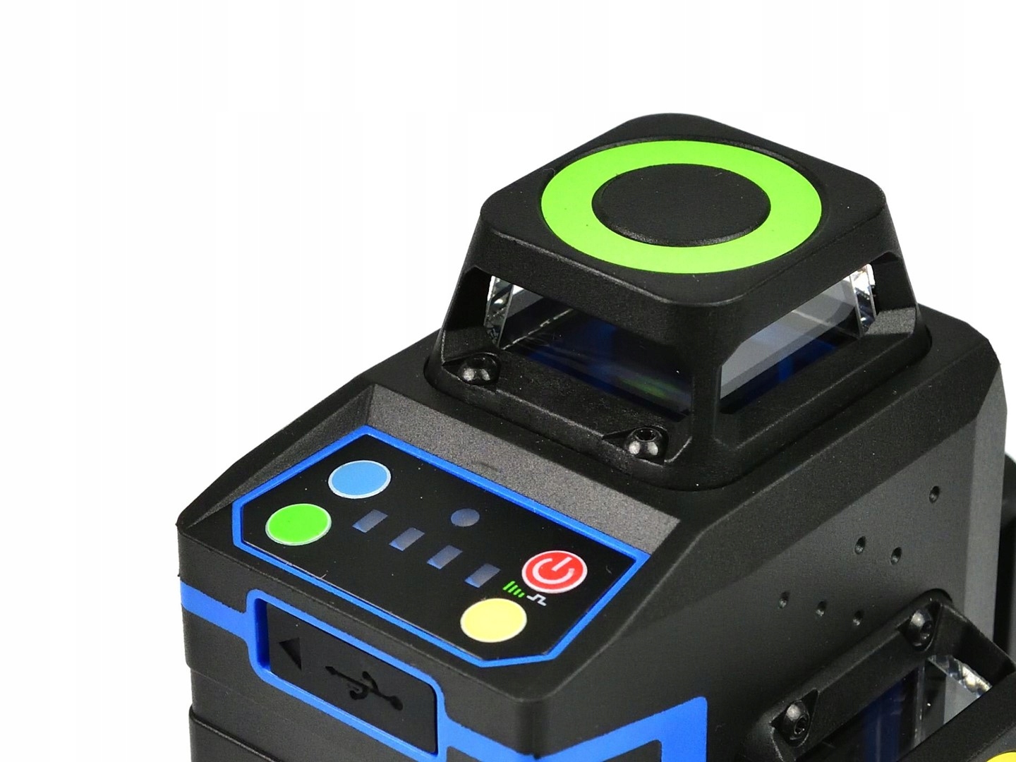 GEKO LASER SAMOPOZIOMUJĄCY KRZYŻOWY 3D360 MOCNY 12XZIELONE INTENSYWNY 03308