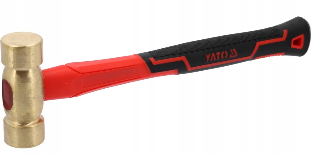 YATO MŁOTEK MIEDZIANY 1000G Z TRZONKIEM Z WŁÓKNA SZKLANEGO YT-45294