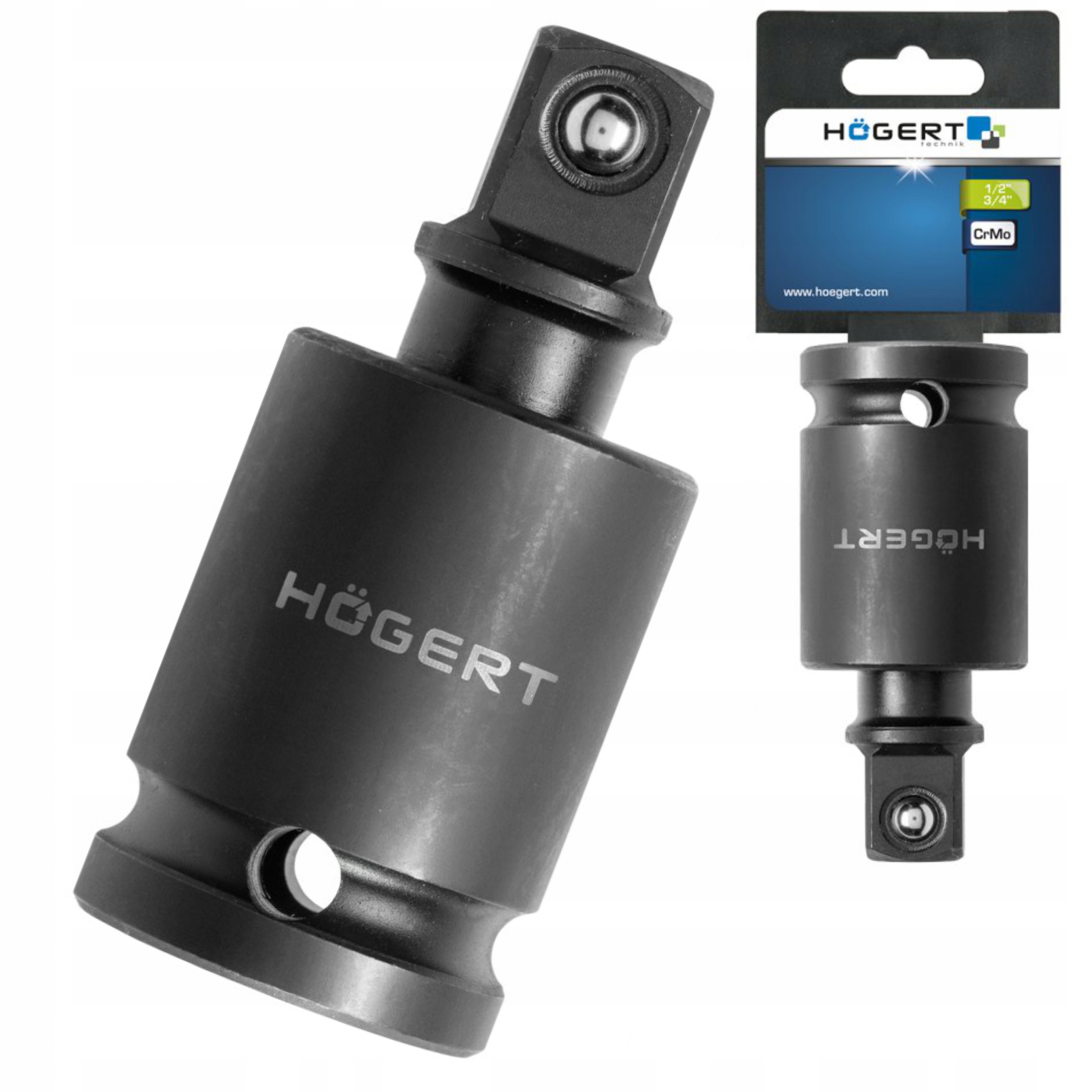 HOEGERT PRZEGUB KULISTY UDAROWY 1/2" 67MM ODKUWANY MATRYCOWO CrMo HT4R328