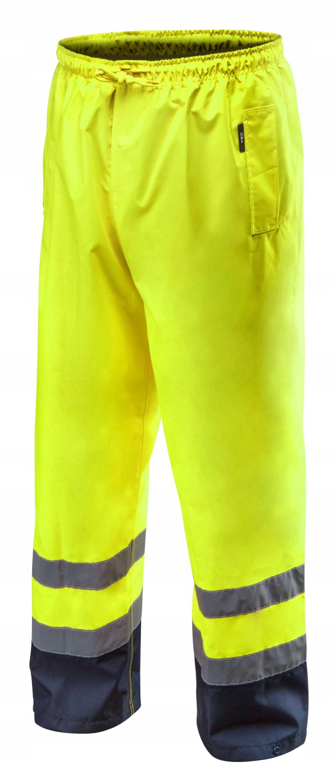 NEO WODODPORNE SPODNIE ROBOCZE OSTRZEGAWCZE ŻÓŁTE WIATROCHRONNE 81-770-S