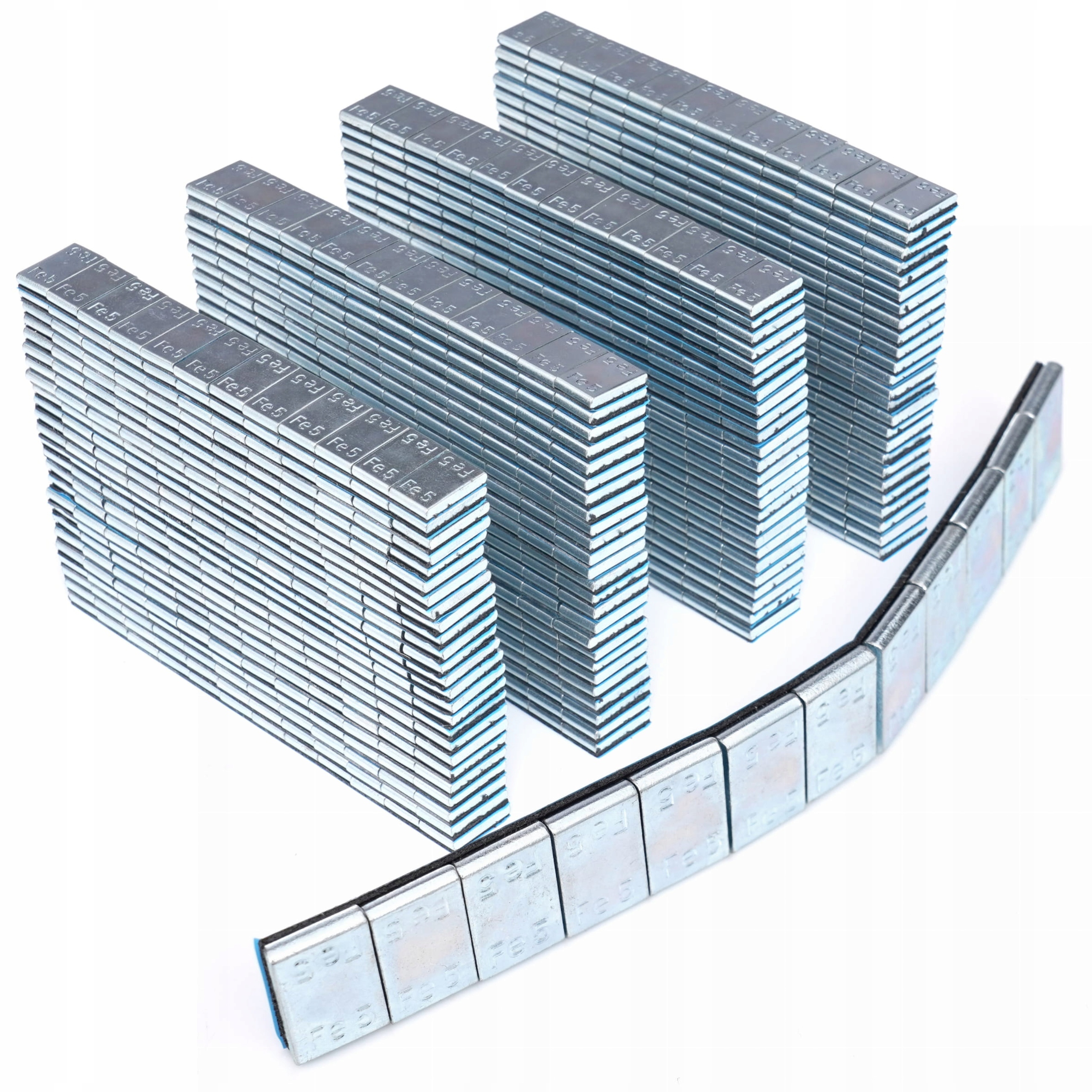 ODWAŻNIKI FELG ALUMINIOWYCH 100szt 60g KLEJONE OCYNKOWANE KRAFTDELE KD11812