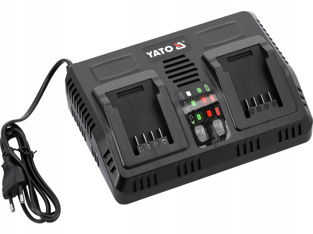 YATO INTELIGENTNA ŁADOWARKA PODWÓJNA UKŁAD CHŁODZENIA SYSTEM 18V YT-828501