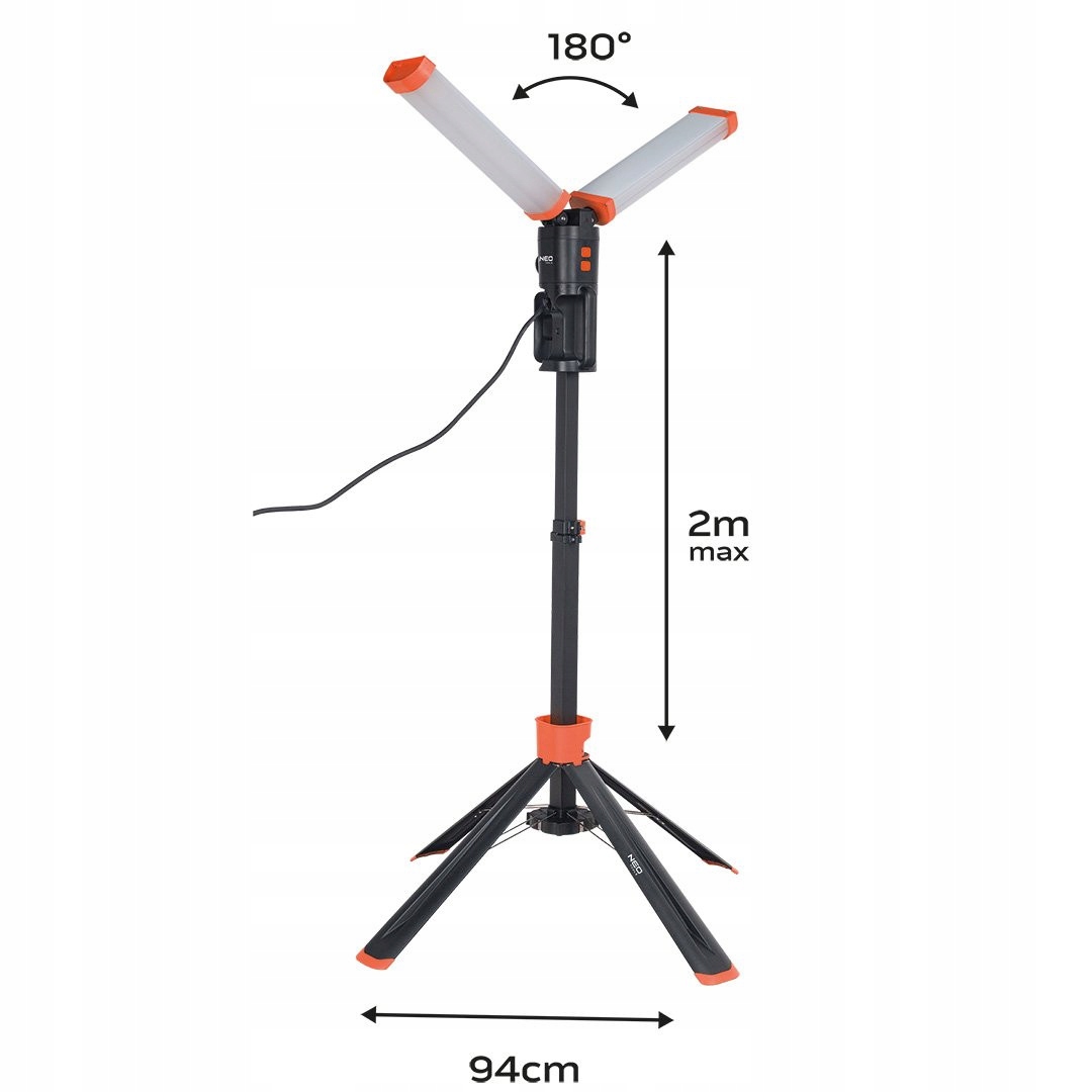 NEO 99-099 LAMPA PODWÓJNA 360 STOPNI 2x4300LM
