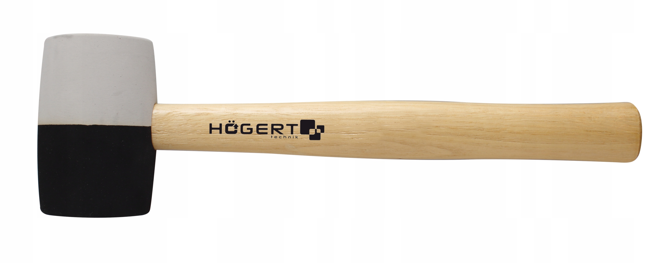 HOEGERT MŁOTEK GUMOWY BIAŁO/CZARNY 450G FI 62MM 275 MM BRUKARSKI HT3B044
