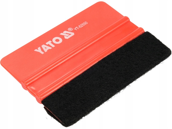 YATO RAKIEL Z FILCEM 100x73MM DO APLIKACJI DOCISKANIA FOLII NAKLEJEK 52550