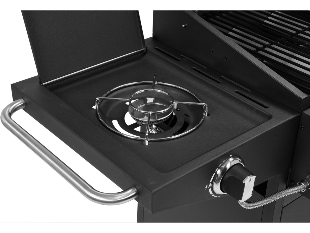 GRILL GAZOWY OGRODOWY 4+1 LUND 16KW PALNIK BOCZNY PORCELANOWY RUSZT 99643