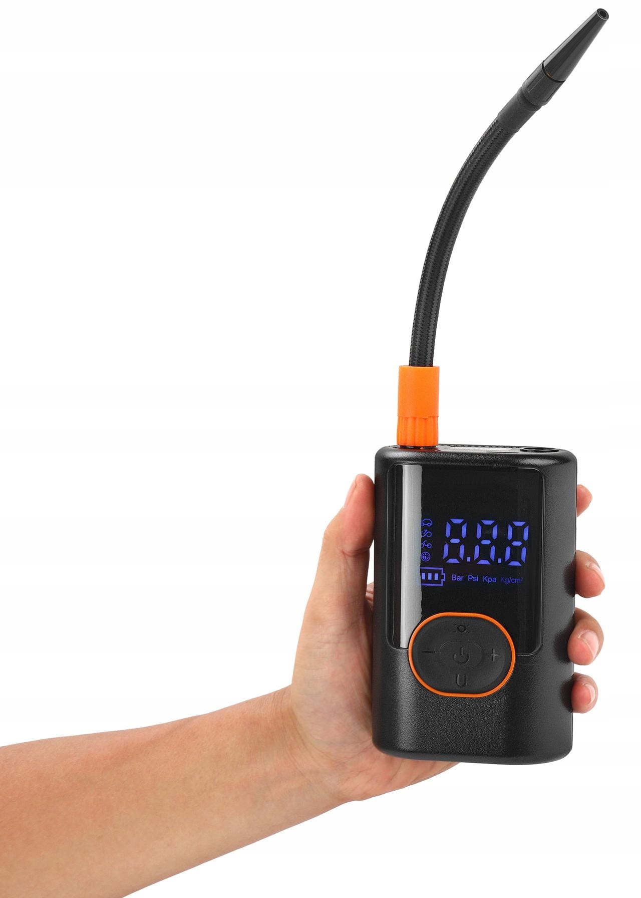 KRAFT&DELE KOMPRESOR AKUMULATOROWY 5000mAh POWERBANK 3-150 PSI LCD KD5500