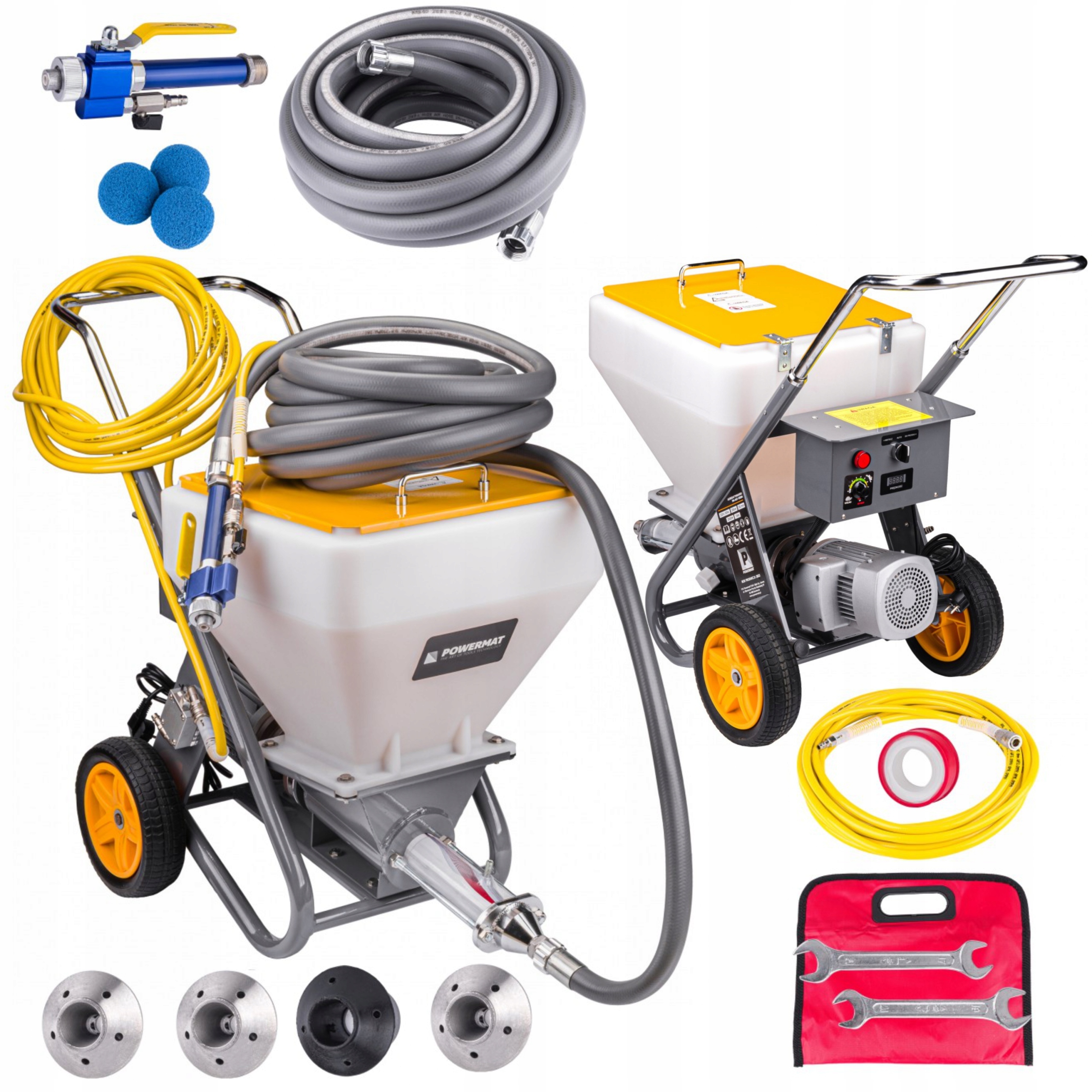 POWERMAT AGREGAT TYNKARSKI TYNKARKA DO TYNKÓW GŁADZI 1500W PM-AGT-1500M