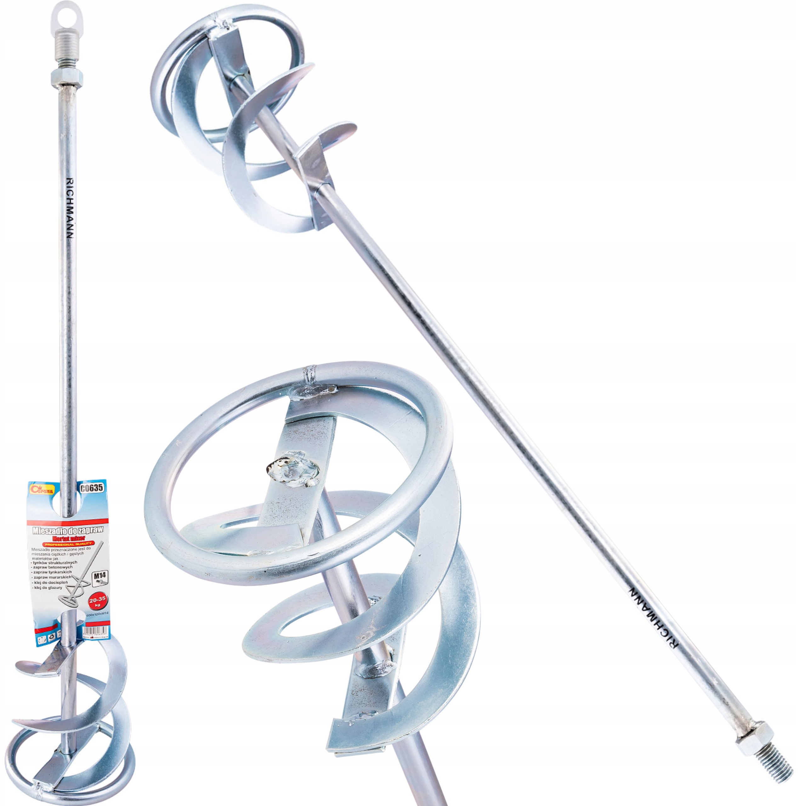 RICHMANN MIESZADŁO DO ZAPRAW CIEŻKICH I GĘSTYCH MAS M14 600x120MM C0635