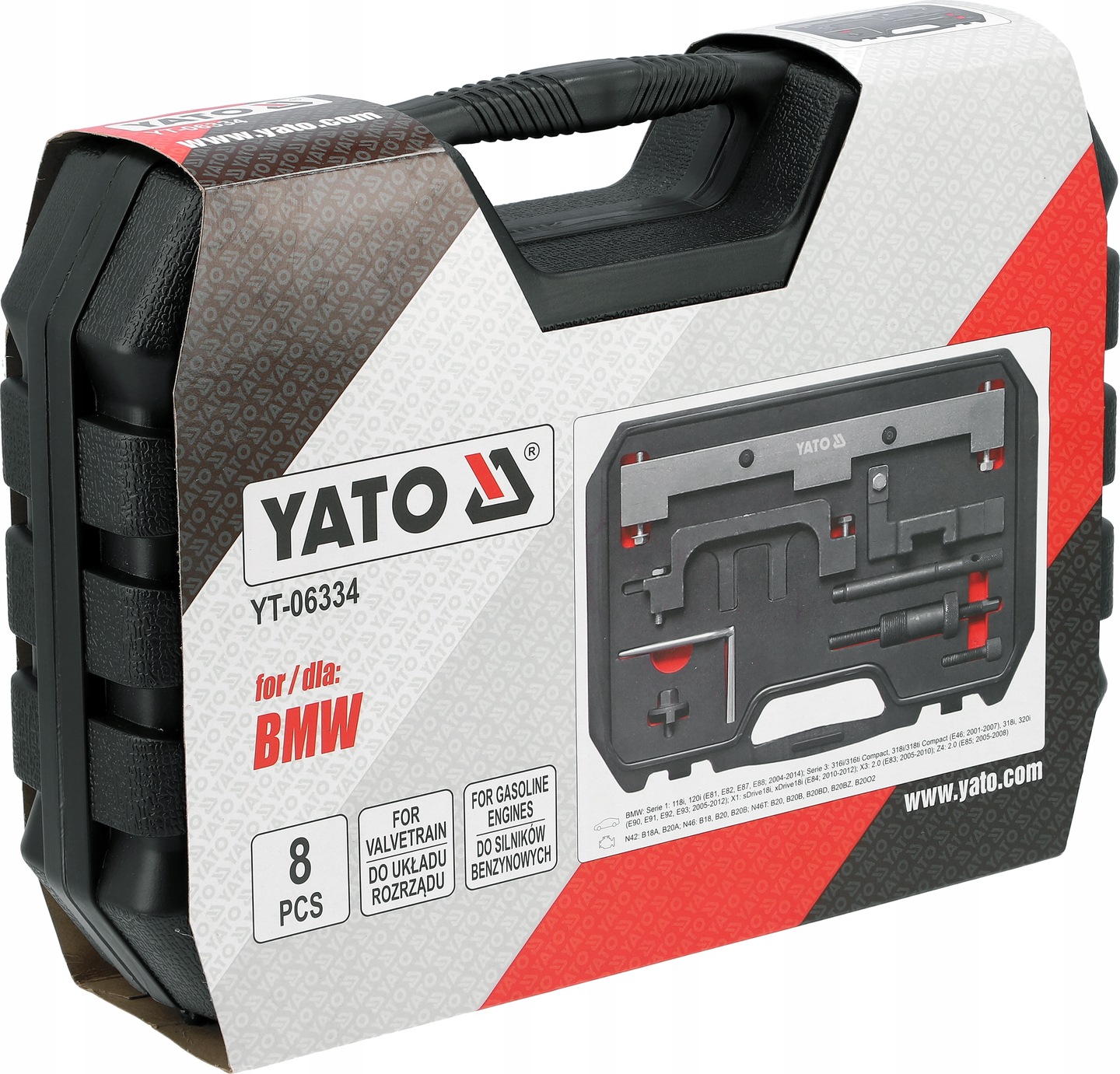 YATO BLOKADA ROZRZĄDU BMW N42 N46 N46T 1.8 2.0 BENZYNA ZESTAW 8EL. YT-06334