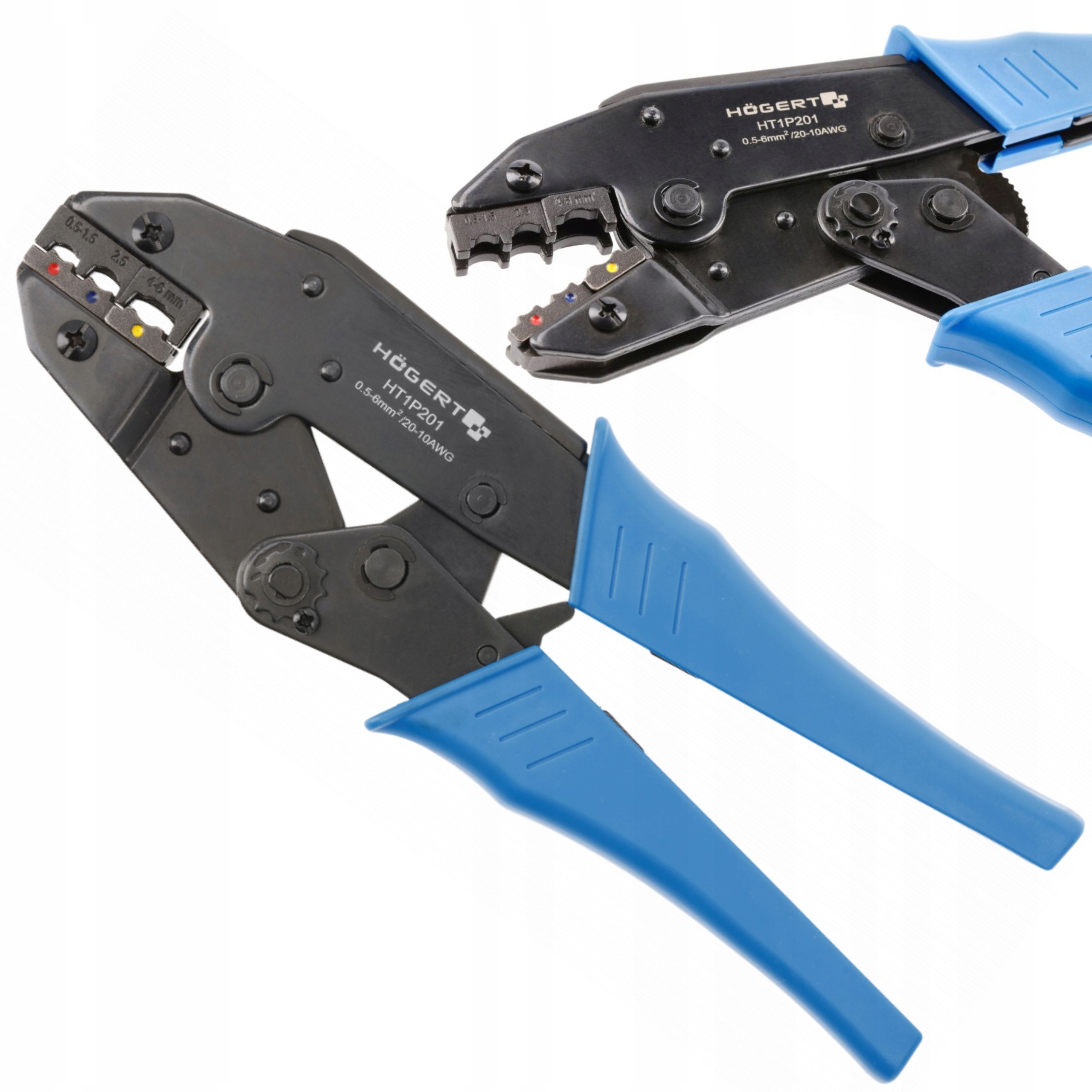 HOGERT SZCZYPCE DO ZACISKANIA KOŃCÓWEK IZOLOWANYCH 0,5~6,0 mm2 HT1P201