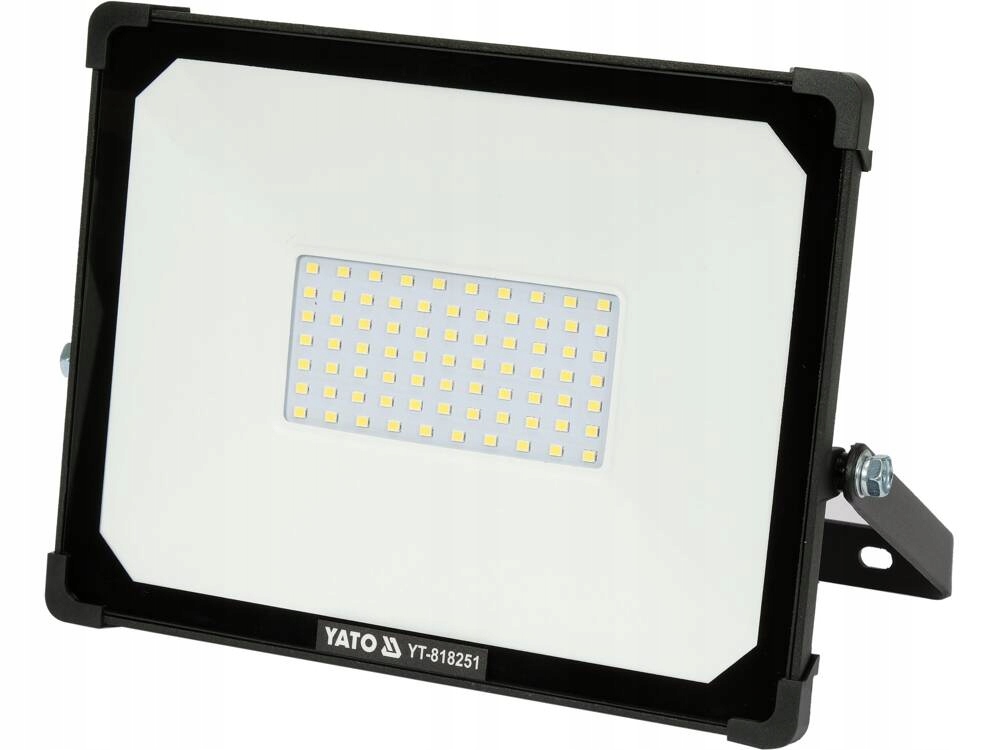 YATO PŁASKI NAŚWIETLACZ HALOGEN REFLEKTOR SMD LED50W 4750LM LAMPA YT-818251