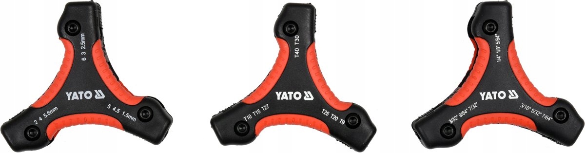 YATO Klucze imbusowe HEX TORX imbus składane 26szt