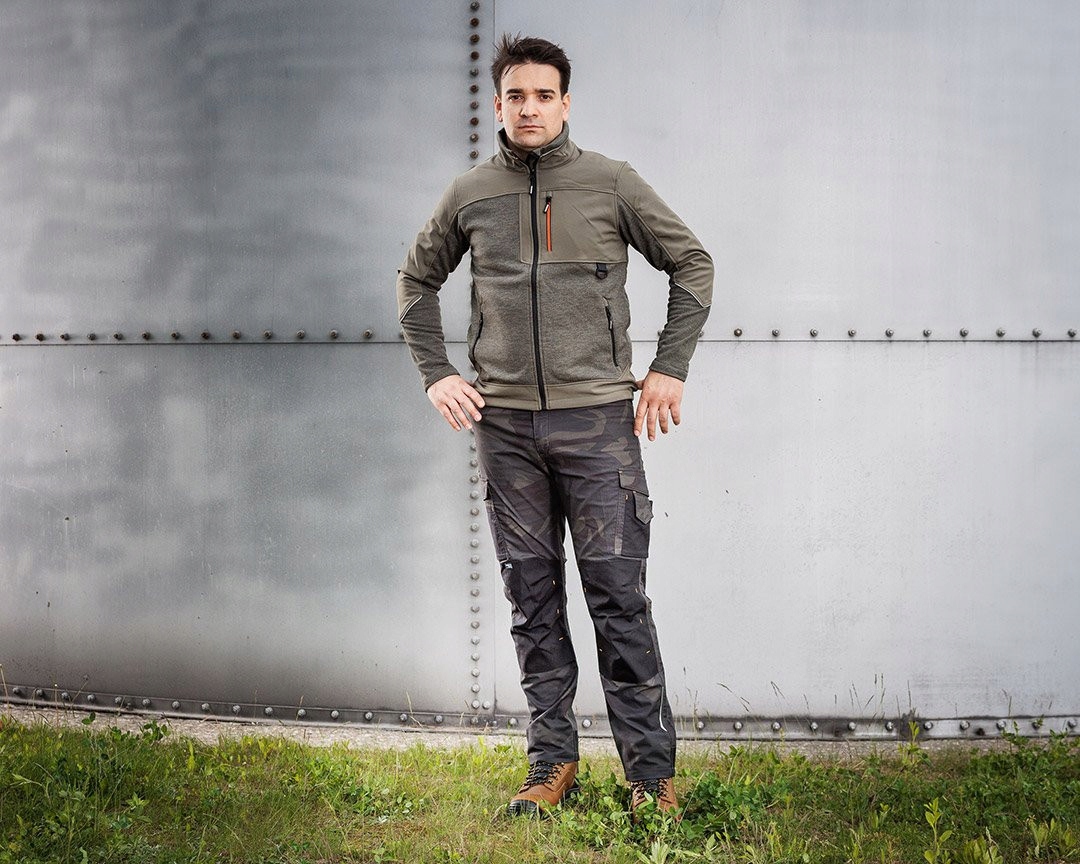 NEO SPODNIE ROBOCZE MIX&MATCH CANVAS WZMOCNIENIA ZIELONE MORO 81-350-1 XXXL