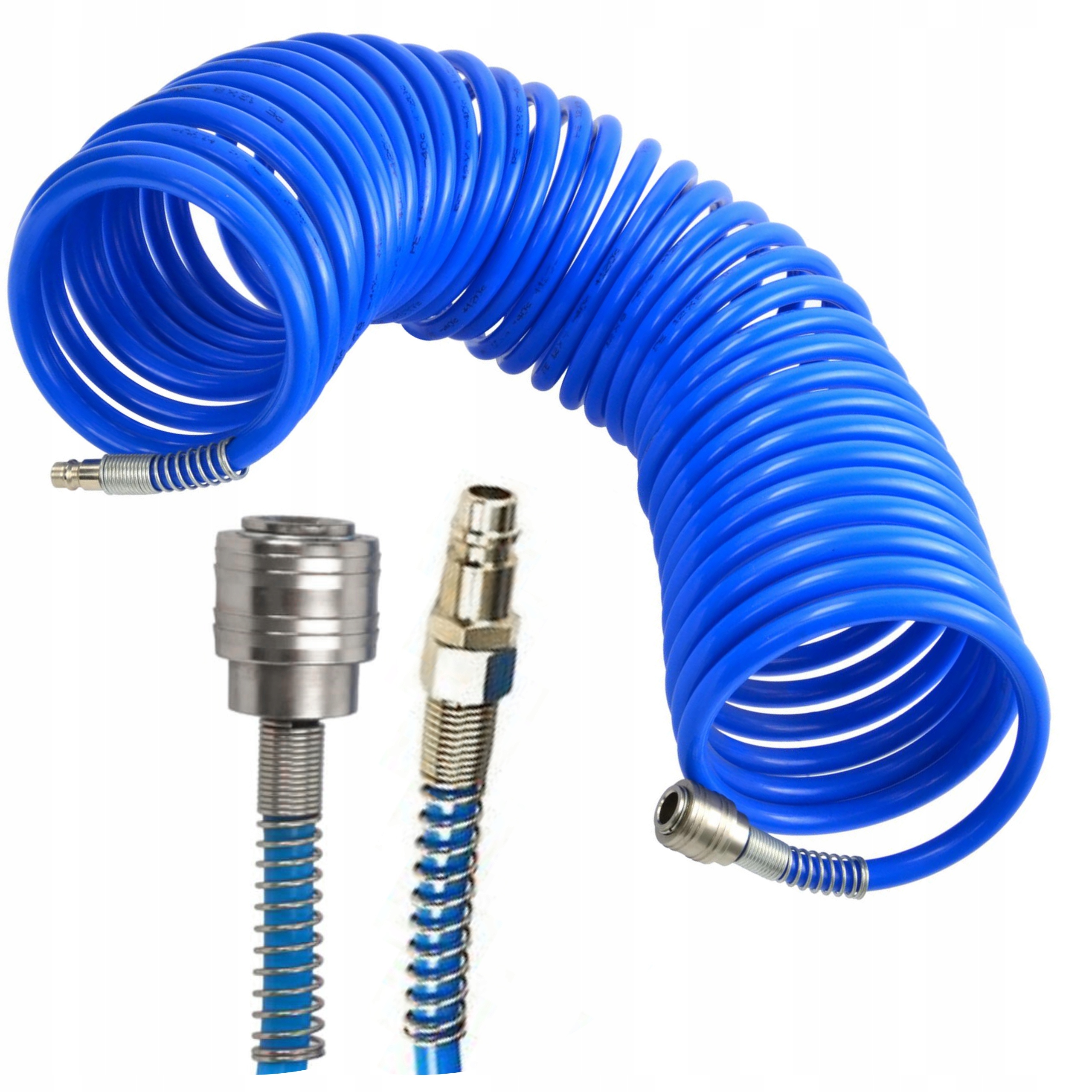 WĄŻ PRZEWÓD SPIRALNY PNEUMATYCZNY 20M DO KOMPRESOR PE 8x12mm