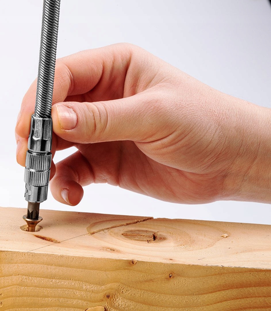 NEO WKRĘTAK ELASTYCZNY Z GIĘTKIM GROTEM Z BITAMI 13 el śrubokręt 04-215