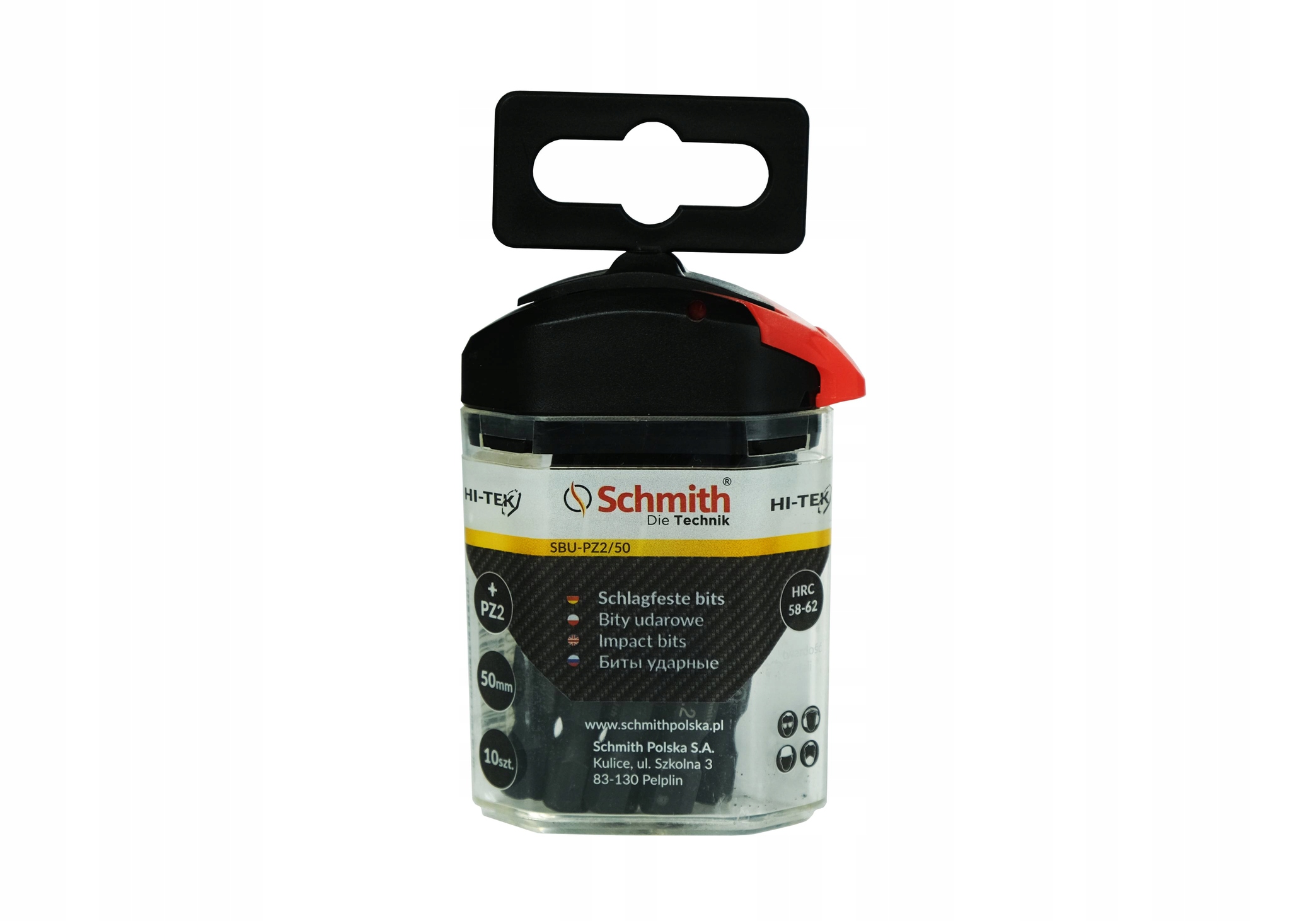 BITY UDAROWE PZ2 50MM 10SZT. -LINIA HI-TEK SCHMITH